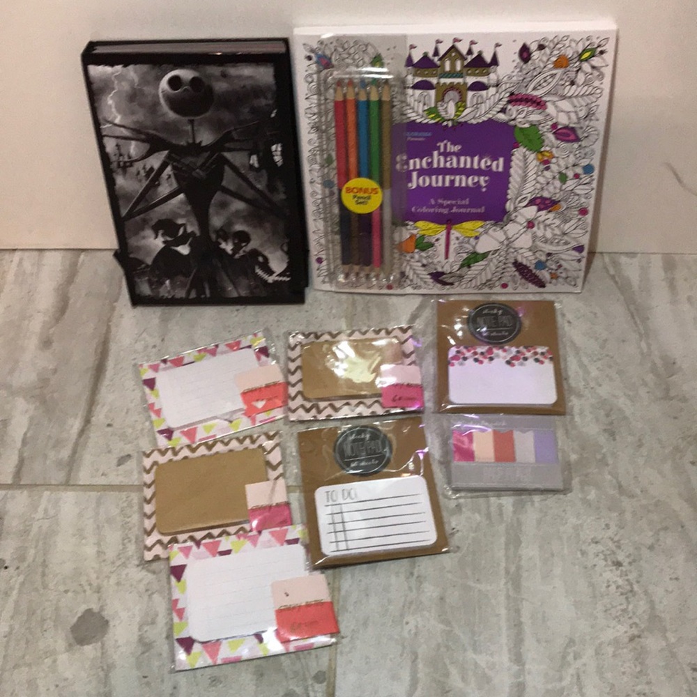 Journal, Coloring Book and Post It’s